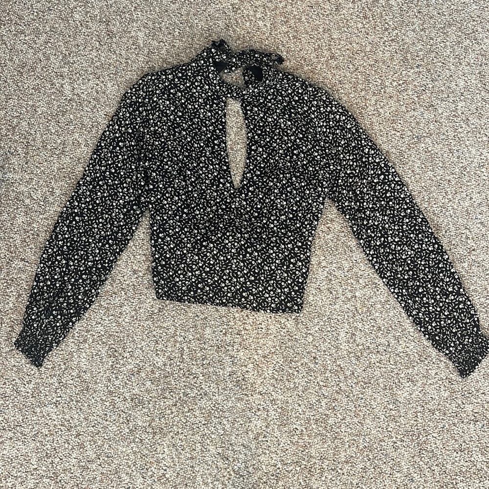 Open back A&F top